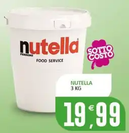 Rosa Cash Nutella Food Service offerta