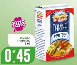 Rosa Cash Divella farina tipo 00 offerta