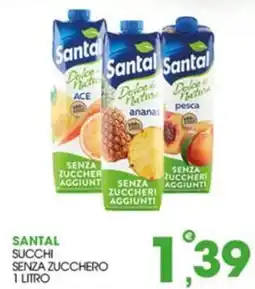 Rosa Cash Santal succhi senza zucchero offerta
