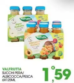 Rosa Cash Valfrutta succhi pera/albicocca/pesca offerta