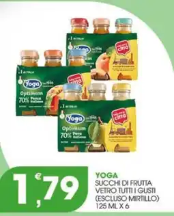 Rosa Cash Yoga succhi di frutta offerta