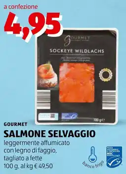 ALDI Gourmet Salmone selvaggio offerta