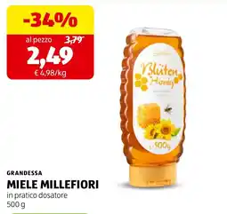 ALDI Miele Millefiori in pratico dosatore offerta