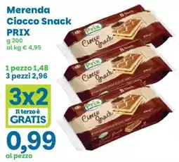 Prix Quality Merenda Ciocco Snack Prix offerta