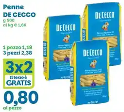 Prix Quality Penne De Cecco offerta