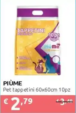 PiùMe Piùme Pet tappetini offerta