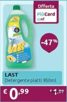 PiùMe Last Detergente piatti offerta