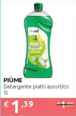 PiùMe Piùme Detergente piatti assortito offerta