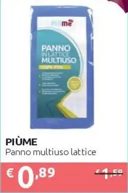 PiùMe Piùme Panno multiuso lattice offerta