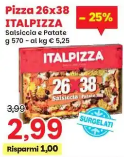 Prix Quality Pizza Italpizza Salsiccia e Patate offerta
