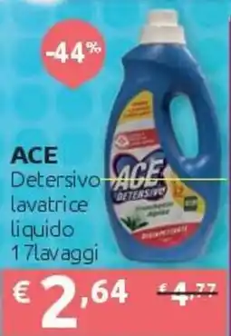 PiùMe ACE Detersivo lavatrice liquido offerta