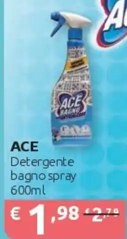 PiùMe ACE Detergente bagno spray offerta