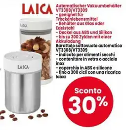 Interspar Barattolo sottovuoto automatico Laica offerta