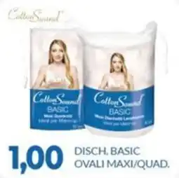 GeD Shopping CottonSound disch. basic ovali maxi/quad. offerta