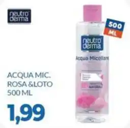 GeD Shopping Neutro derma Acqua Mic. Rosa & Loto offerta