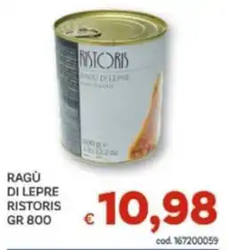 Vivo Supermercati Ragù di lepre Ristoris offerta