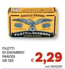 Vivo Supermercati Filetti di sgombro Parodi offerta