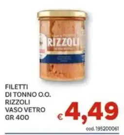 Vivo Supermercati Filetti di tonno o.o. Rizzoli offerta