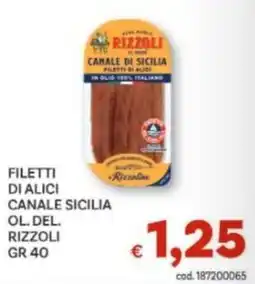 Vivo Supermercati Filetti di alici canale sicilia offerta