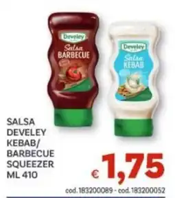 Vivo Supermercati Salsa Develey kebab/barbecue offerta