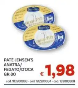 Vivo Supermercati Paté Jensen's Anatra offerta