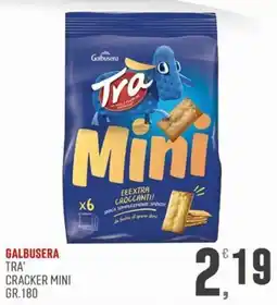 Marketpiù Galbusera Tra' cracker mini offerta