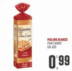 Marketpiù Mulino Bianco Pan Carre' offerta
