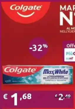 PiùMe Colgate MaxWhite offerta