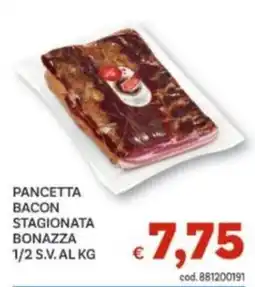 Vivo Supermercati Pancetta bacon stagionata bonazza offerta