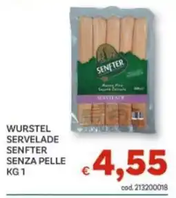 Vivo Supermercati Wurstel servelade senfter senza pelle offerta