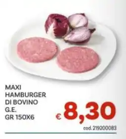 Vivo Supermercati Maxi hamburger di bovino offerta