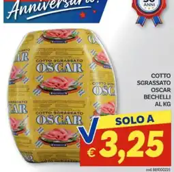 Vivo Supermercati Cotto sgrassato Oscar offerta