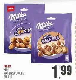 Marketpiù Milka mini wafers/cookies offerta