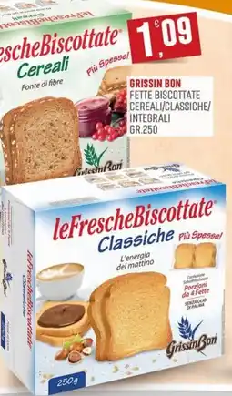 Marketpiù leFrescheBiscottate Classiche offerta