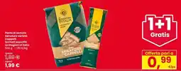 Eurospar Pasta di semola Senatori varietà Cappelli offerta