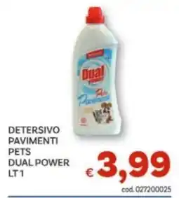 Vivo Supermercati Detersivo pavimenti pets dual power offerta