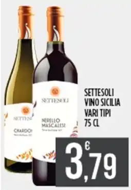 Euroesse Settesoli vino sicilia offerta