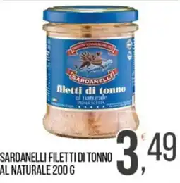 Cash pro Sardanelli filetti di tonno al naturale offerta
