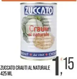 Cash pro Zuccato crauti al naturale offerta