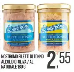 Cash pro Nostromo filetti di tonno offerta