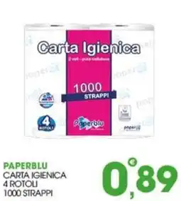 Rosa Cash Carta Igienica Paperblu offerta