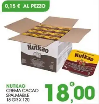 Rosa Cash Nutkao crema cacao spalmabile offerta
