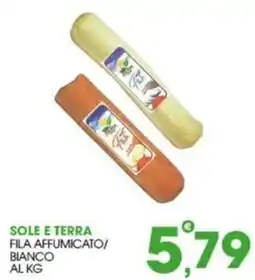 Rosa Cash Sole e Terra fila affumicato/bianco offerta