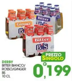 Rosa Cash Derby Bitter Bianco/Rosso/Ginger BS offerta