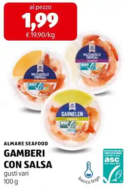 ALDI Almare Seafood Gamberi con salsa offerta