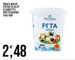 Vantaggio Cash&Carry Pavlakis feta d.o.p. cubetti bicchiere offerta