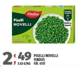 Vivo Supermercati Piselli Novelli Findus offerta