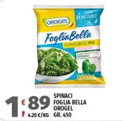 Vivo Supermercati Spinaci foglia bella Orogel offerta