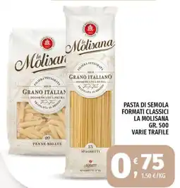 Vivo Supermercati Pasta di semola La Molisana offerta