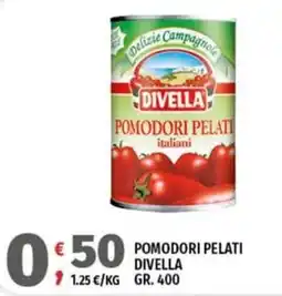 Vivo Supermercati Pomodori pelati Divella offerta
